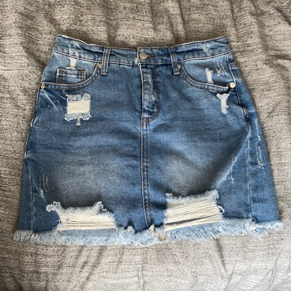 Jean Mini Skirt